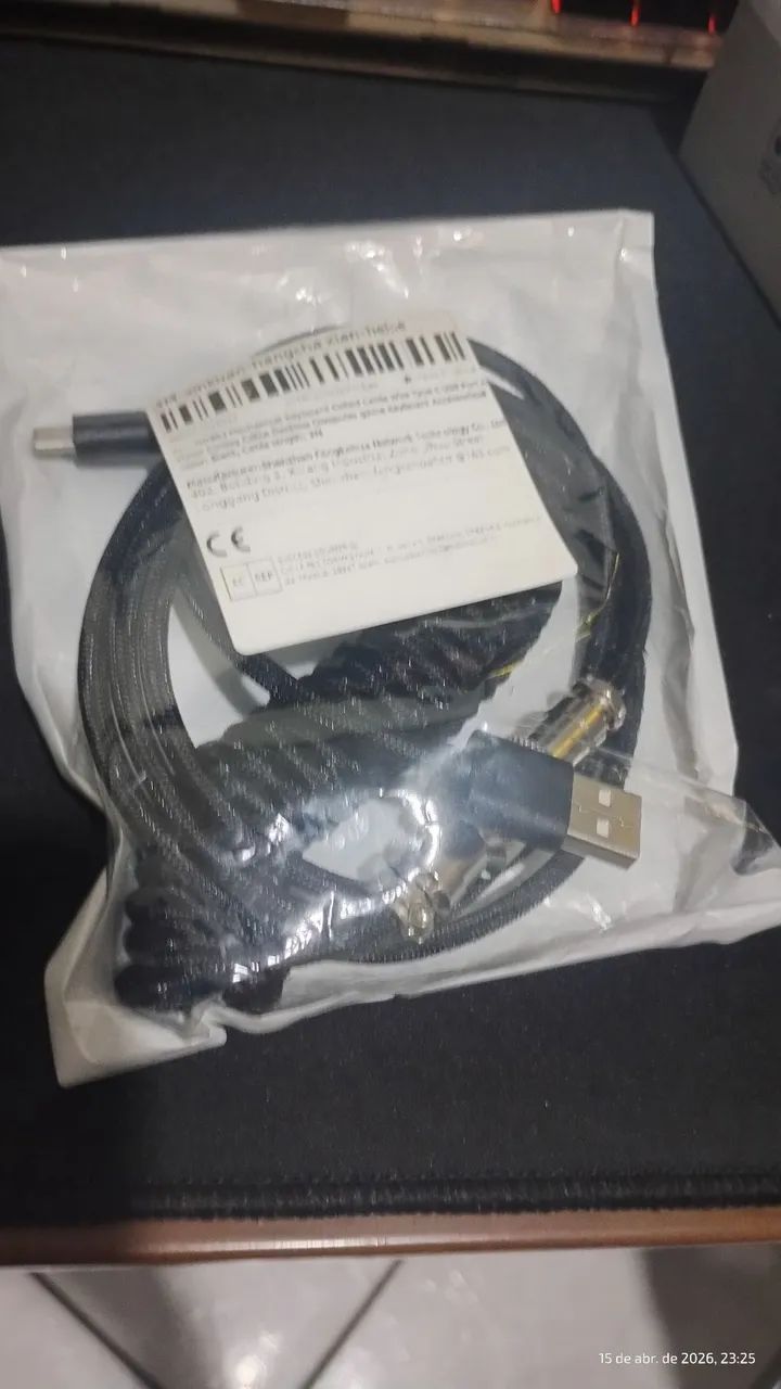 Black Coiled Keyboard Cable428512839981475841