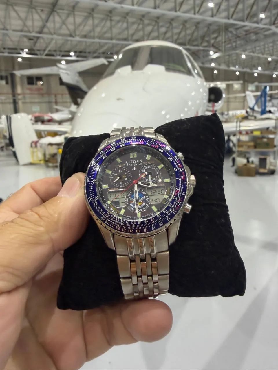 Citizen C650 Blue Angels Full Titanium