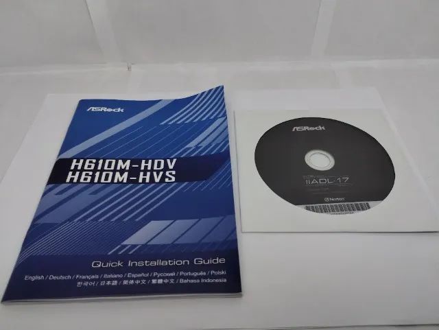 Manual E Cd Placa Mãe Asrock H610m - Foto 2