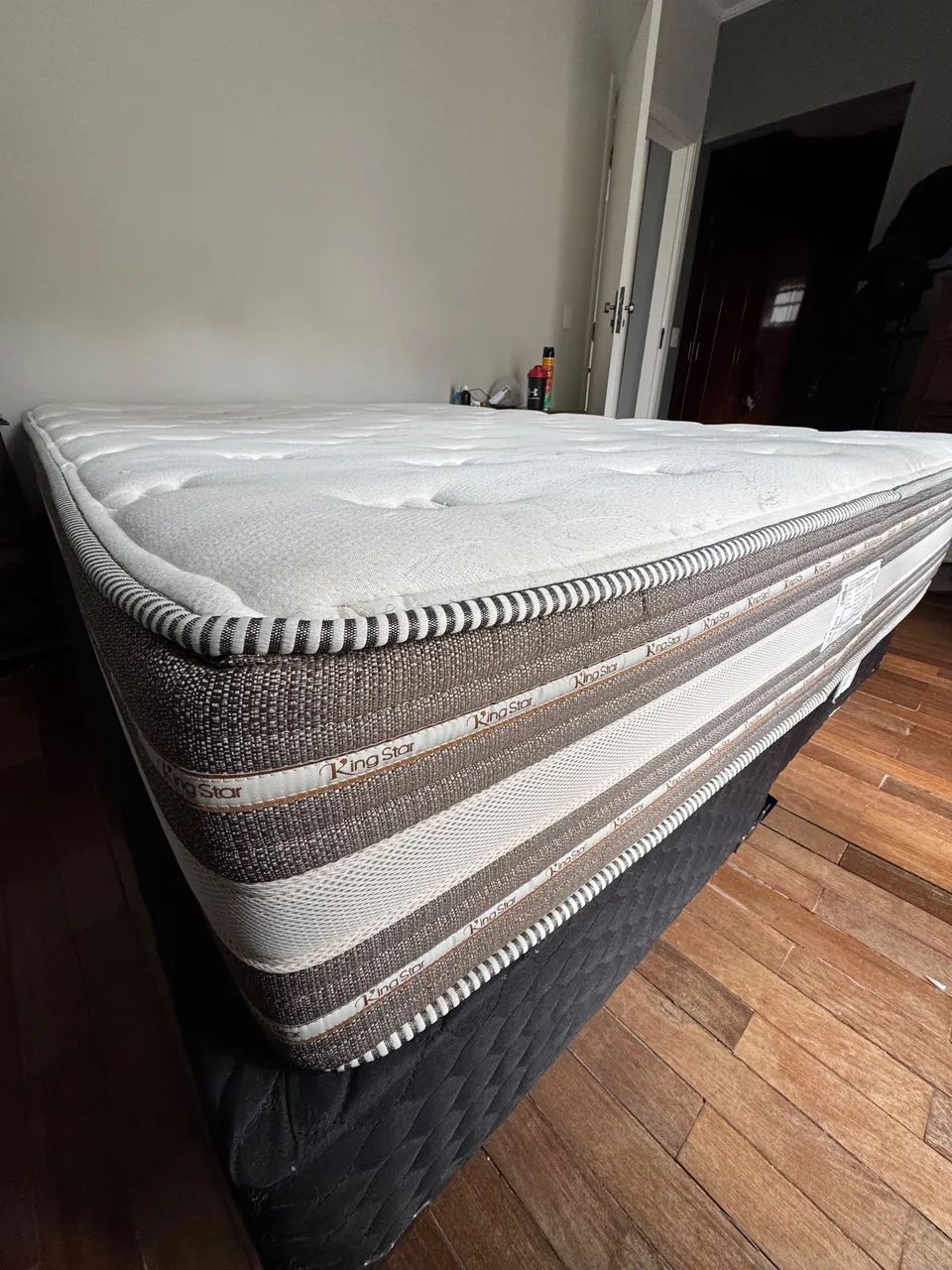 Cama Box Casal Queen , Colchão KingStar