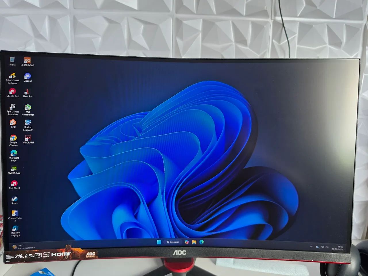 Monitor aoc curvo legend 27 240HZ - Foto 3