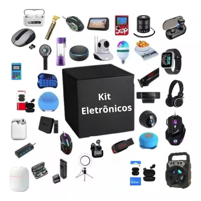 Kit de Eletrônicos Diversos e Novos (Fechamento Loja)