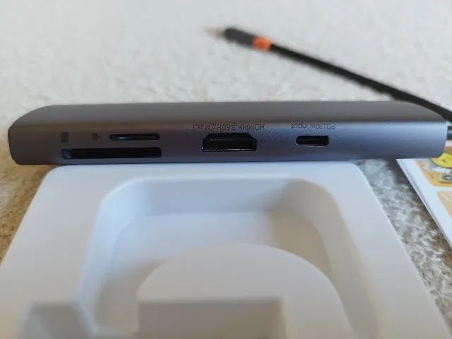Hub Baseus USB-C 7x1 60 Hz - Foto 3