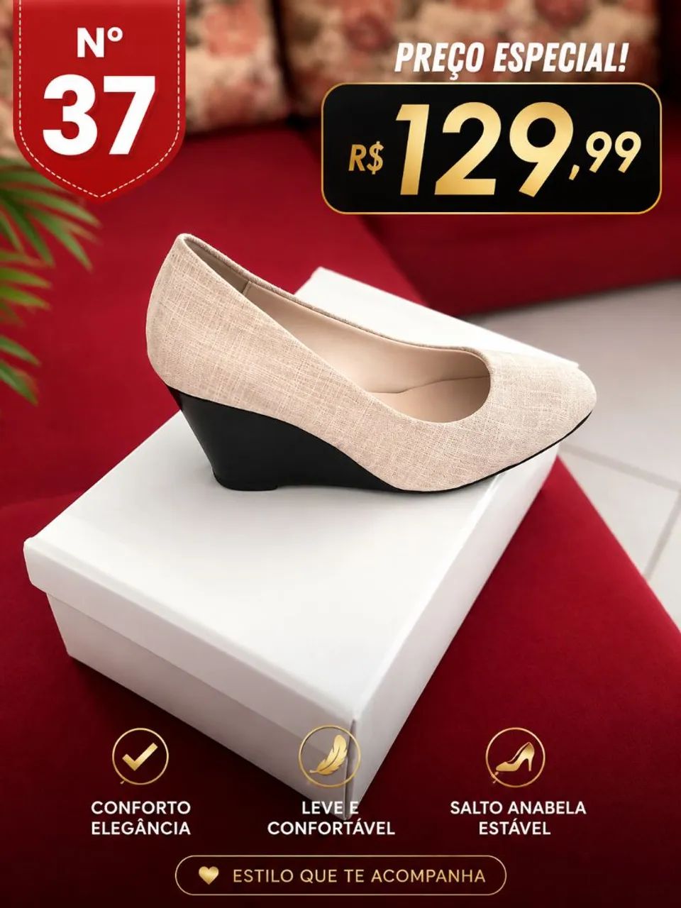 Sapato Feminino N. 37