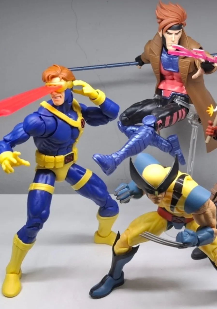 Wolverine Cyclops e Gambit Marvel Legends 97
