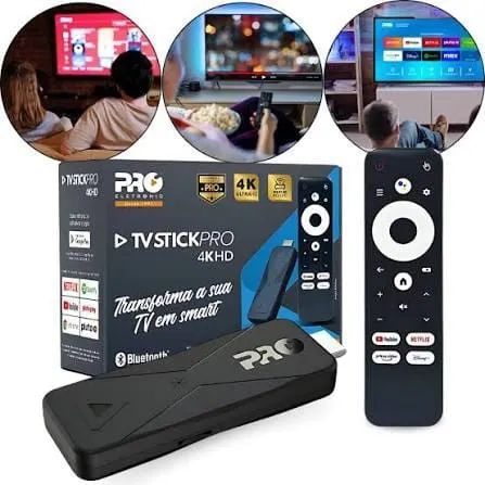 TV STICK PRO 4KHD ORIGINAL + BRINDE 