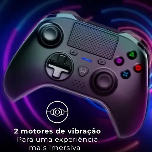 Controle Mine Pro Bluetooth Preto Warrior - Js0093 para PS4 e PC - Foto 5
