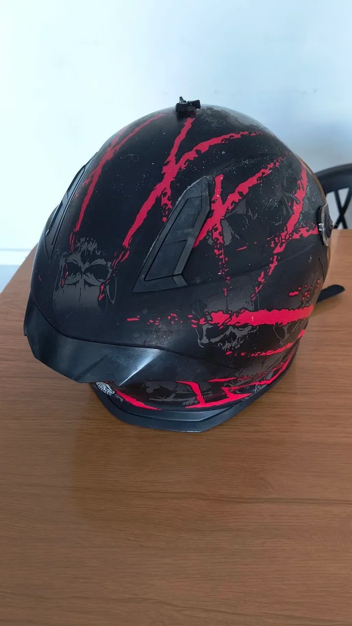 Capacete Estilo Motocross - Foto 4
