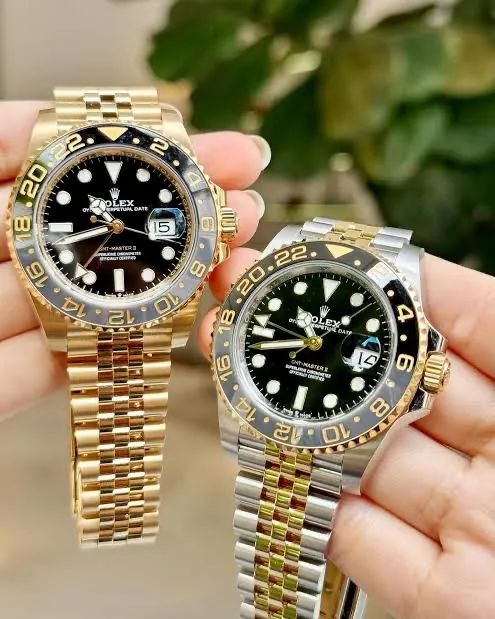 Relógio automático dois tons Rolex gmt   - Foto 3