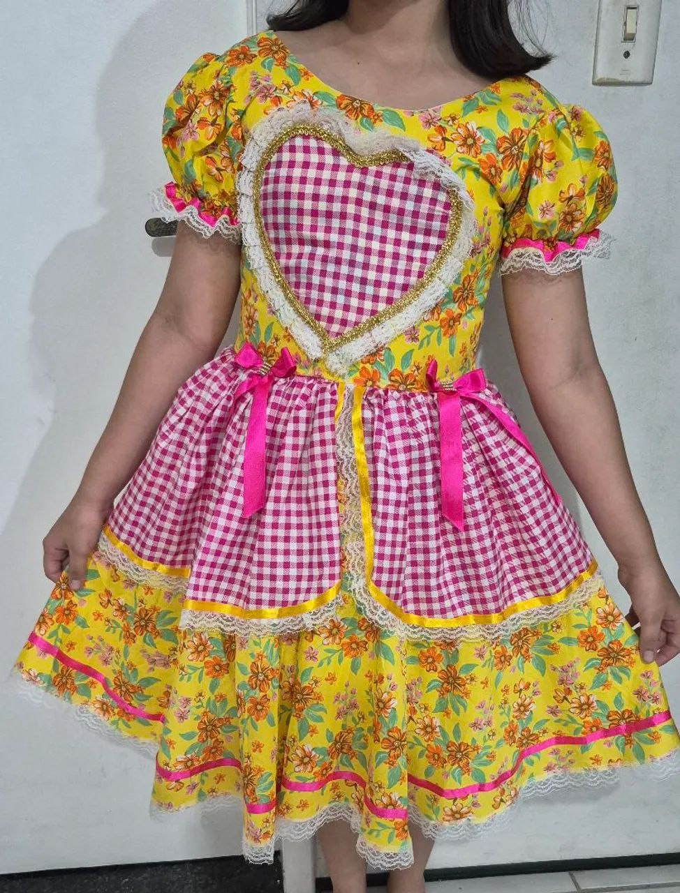 Vestido Junino 10 / 12 anos