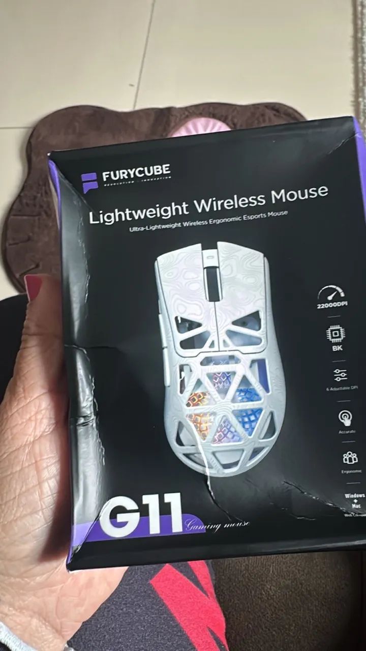 FURYCUBE G11 mouse Sem Fio Jogo Bluetooth - Foto 2