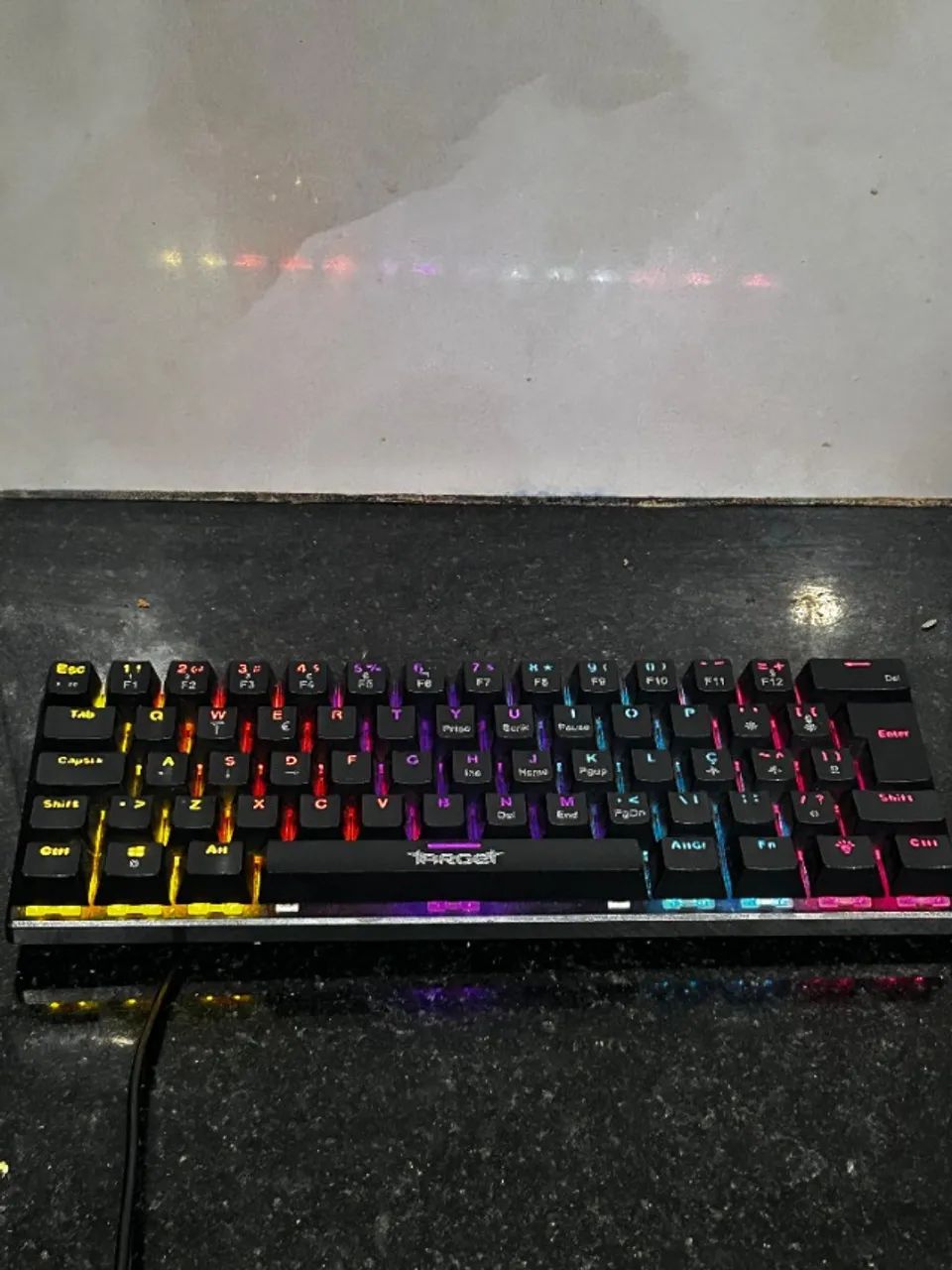 TECLADO GAMER MECÂNICO- ARGET