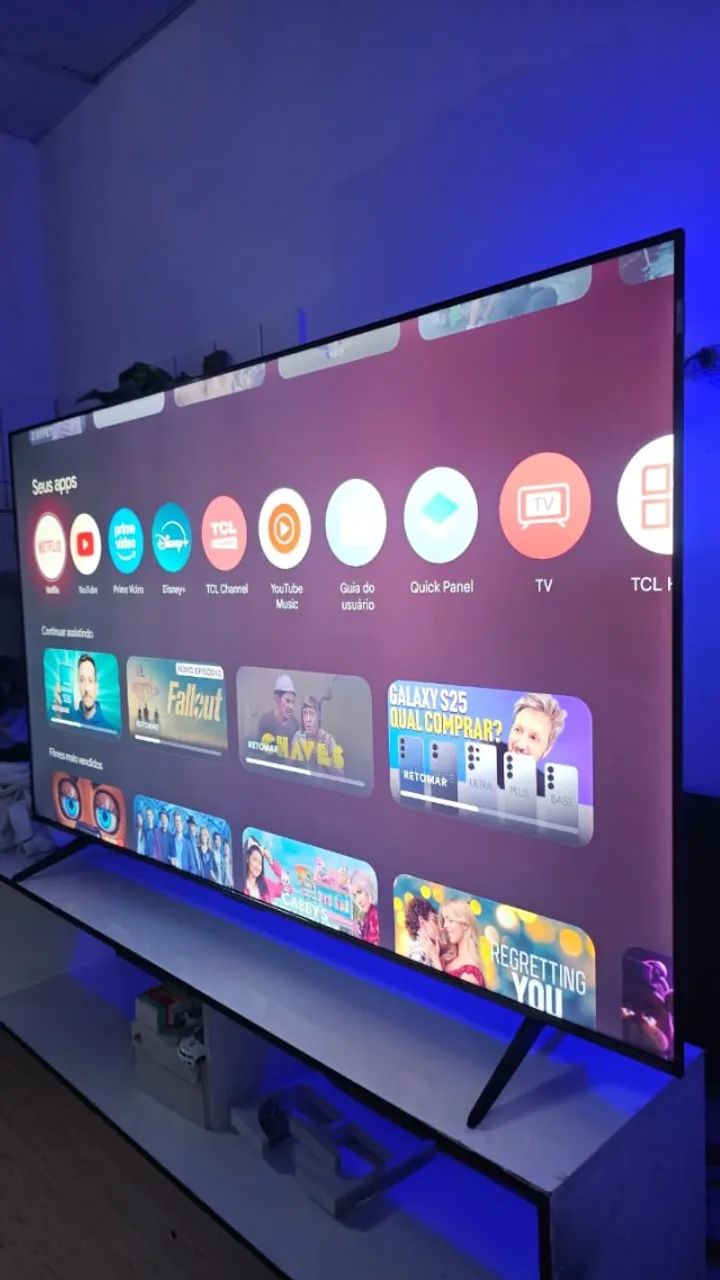Smart TV TCL 65 Polegadas QLED 4K  - 4 meses de uso ( pagamento via PIX )