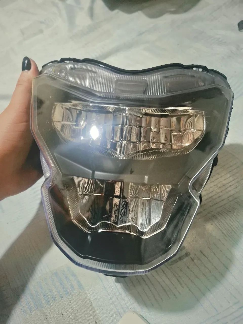 FAROL BLOCO LED CG 160 Moto - Foto 2