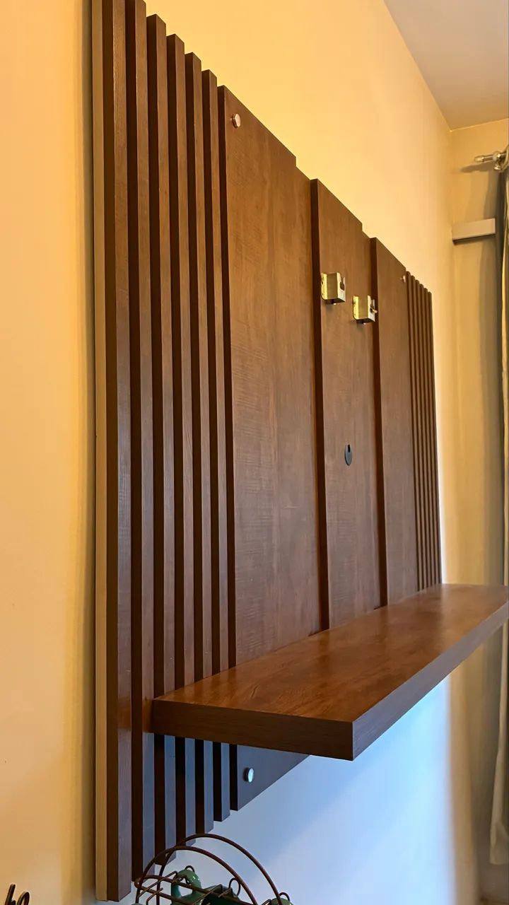 Painel ripado para tv até 60 polegadas / 169 cm largura, 108 cm altura - Foto 2