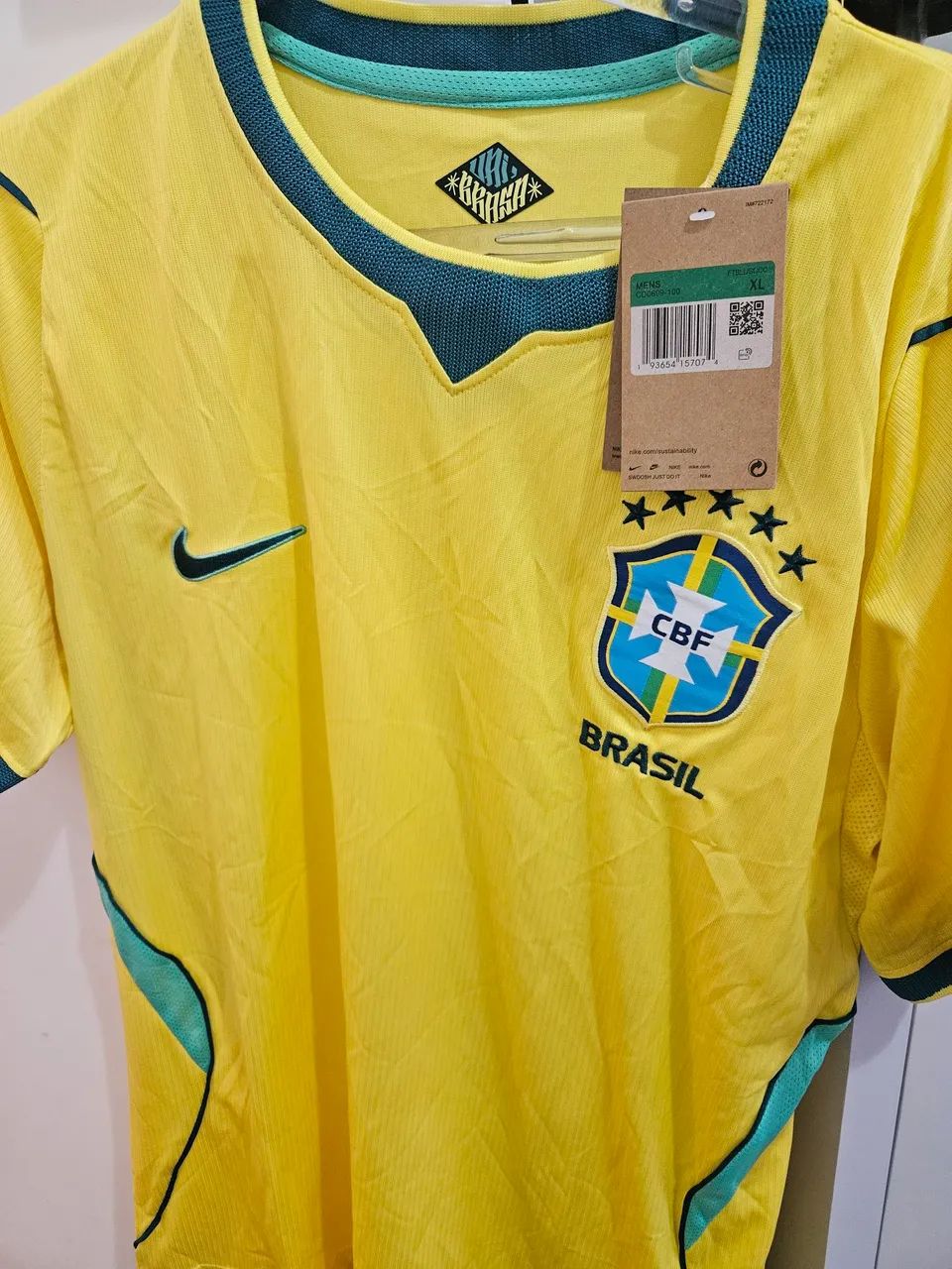 Camisa Brasil Xl amerela - Foto 2