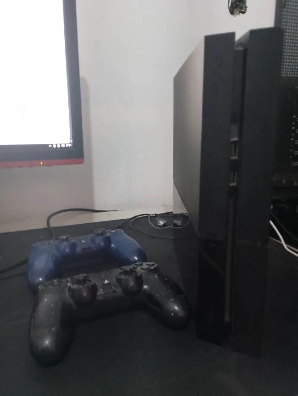 PS4 FAT 2 MANETES 400gb TROCO POR PLACA DE VIDEO
