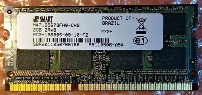 Memória RAM Para Notebook DDR3 2GB