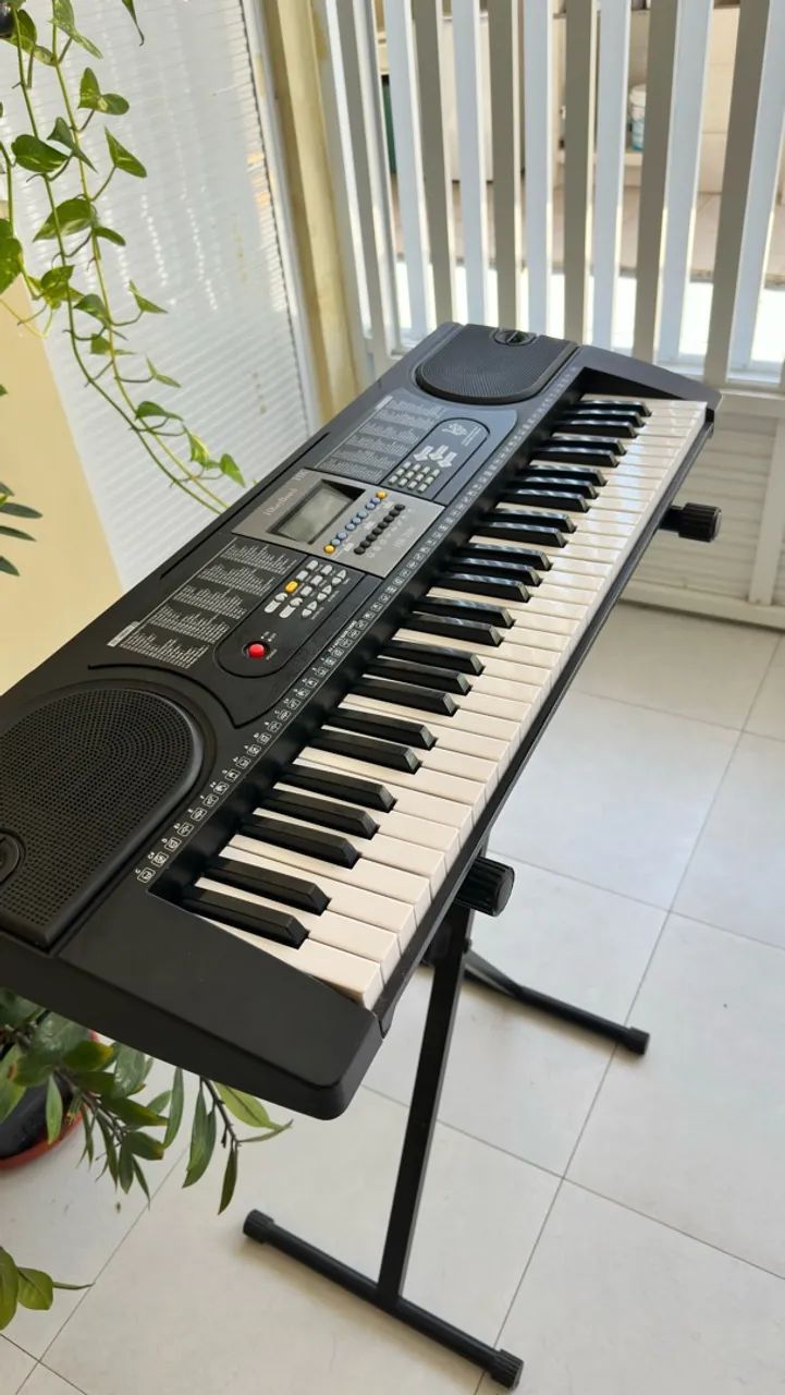 Teclado musical eletrônico com suporte  - Foto 3