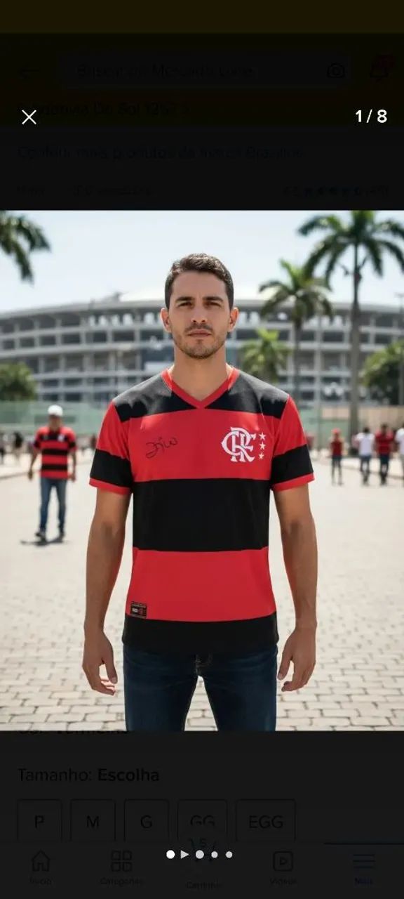 Camisa Flamengo retrô Zico Original 