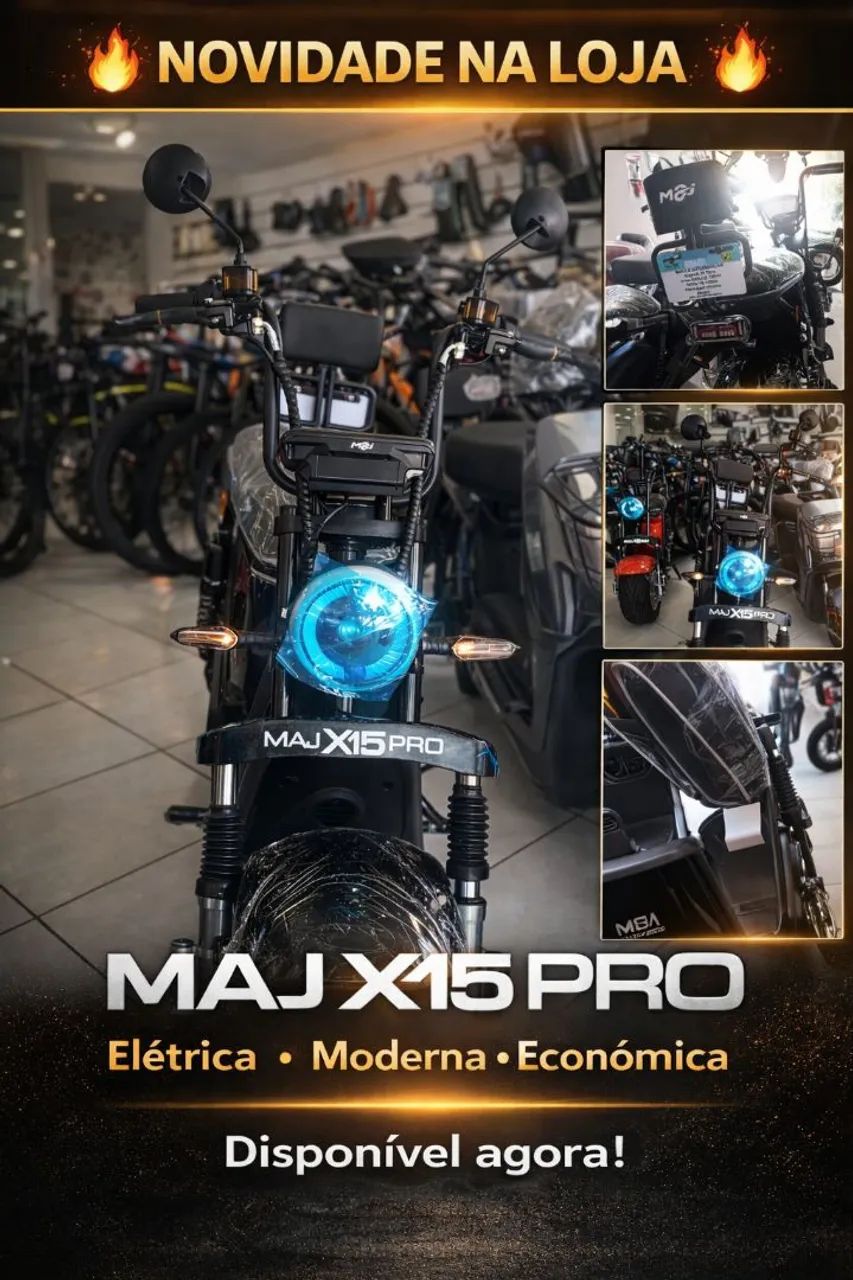 BICICLETA ELÉTRICA X15-PRO MAJ