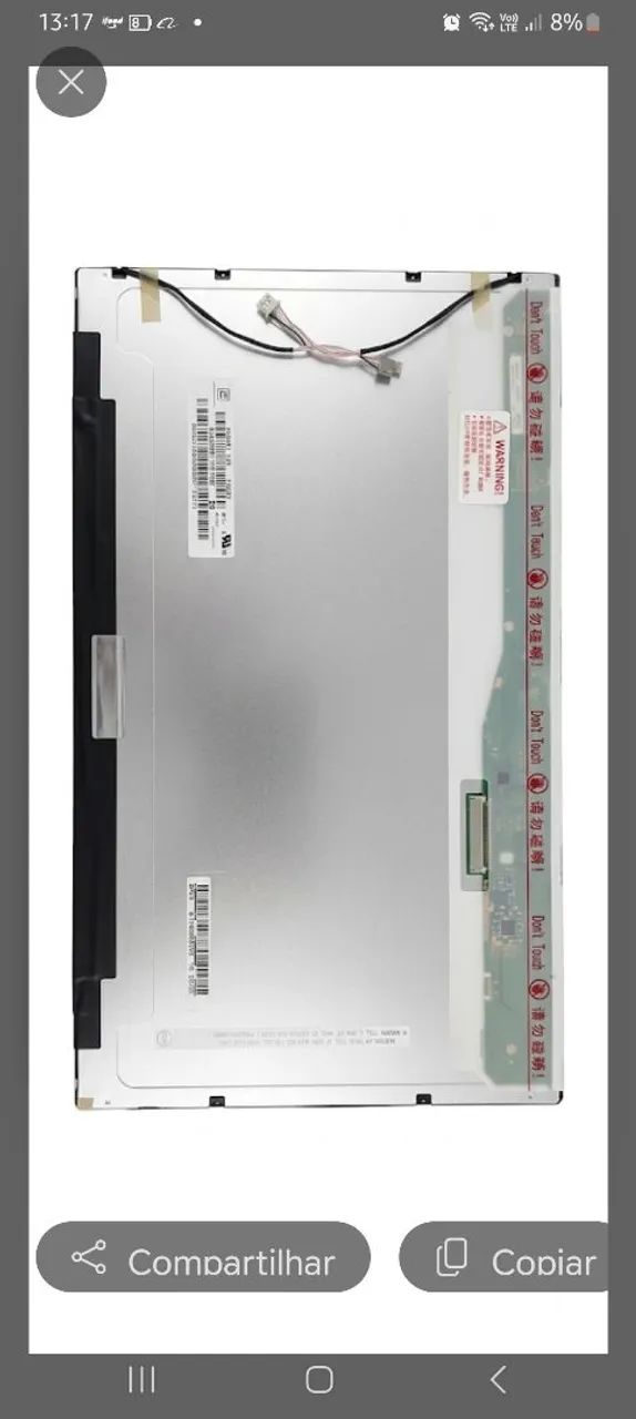 Tela lcd M185B1-LO2  - Foto 2