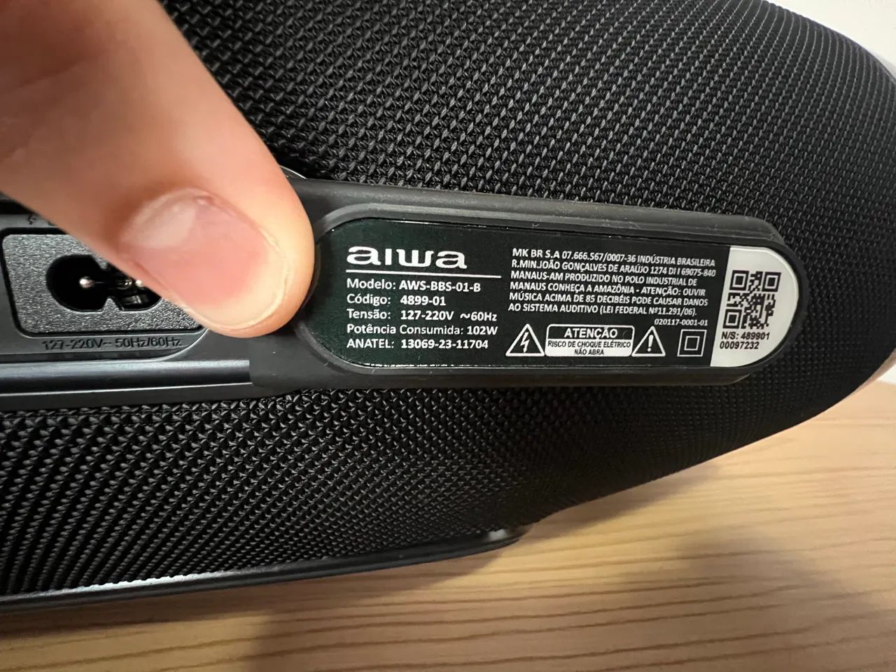 Caixa de som AIWA bombox - Foto 3