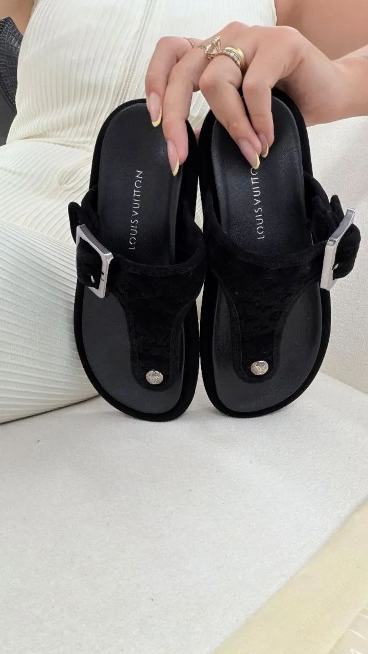 Papete Louis Vuitton Preto - Foto 2