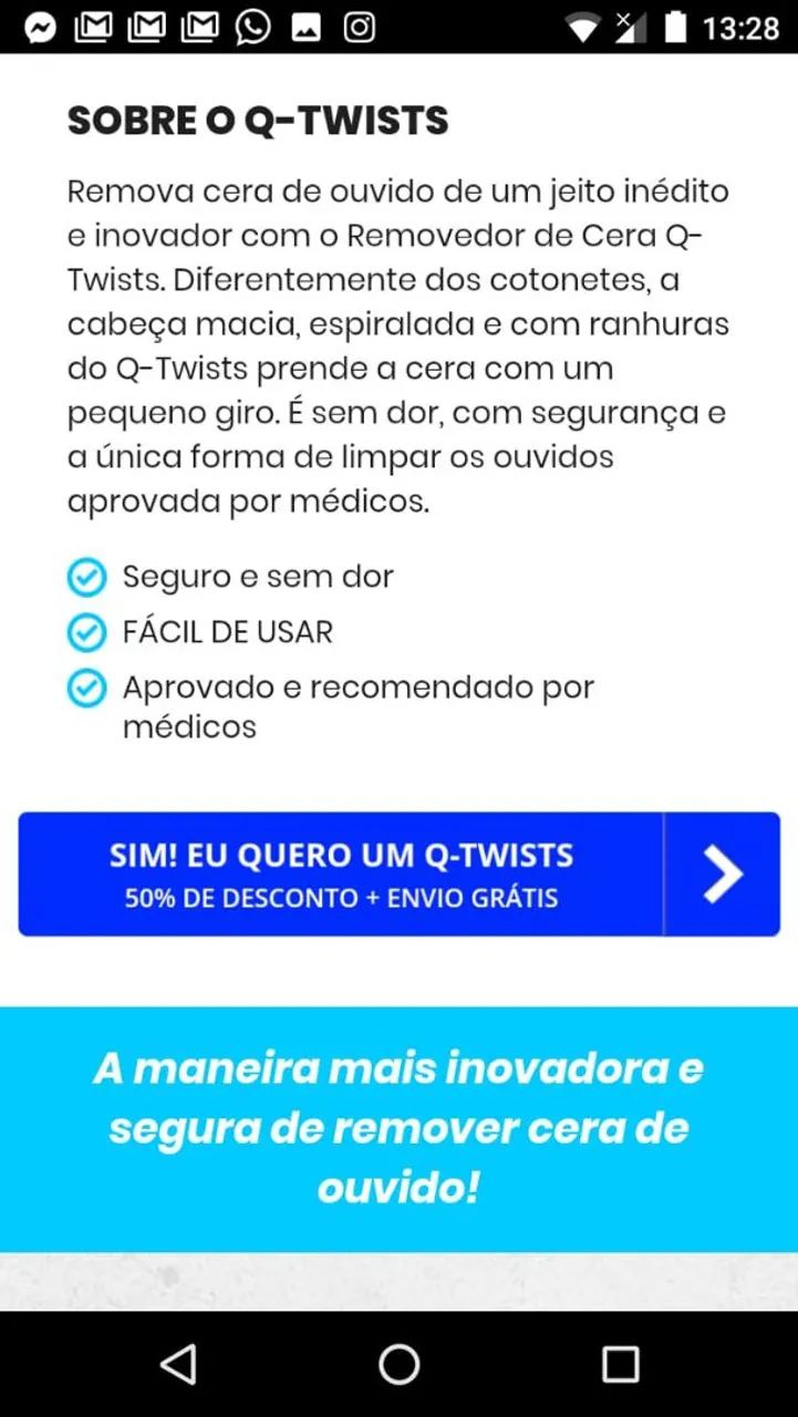 Limpador de ouvido novo - Foto 5