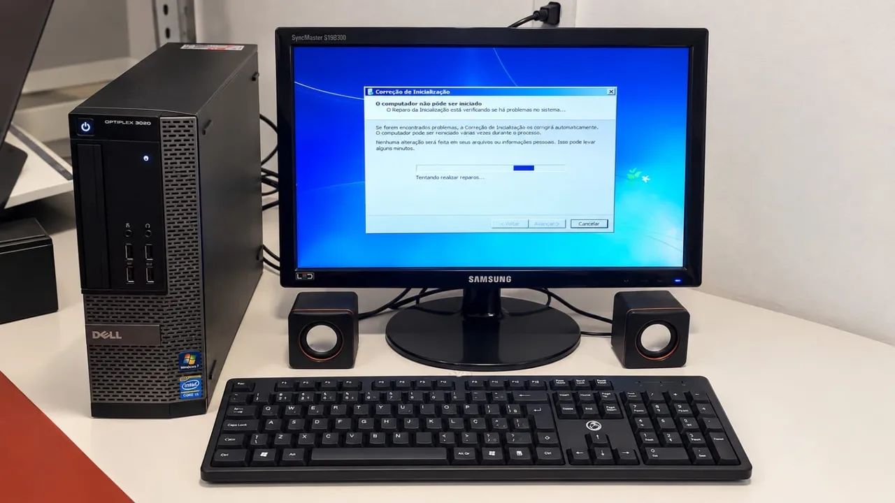 Dell Core i5 Monitor 19 polegadas Completo Formatado Pronto pra uso ÓTIMO PARA E-COMMERCE