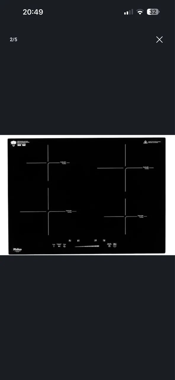 Fogão cooktop de indução Philco  na caixa !  - Foto 3