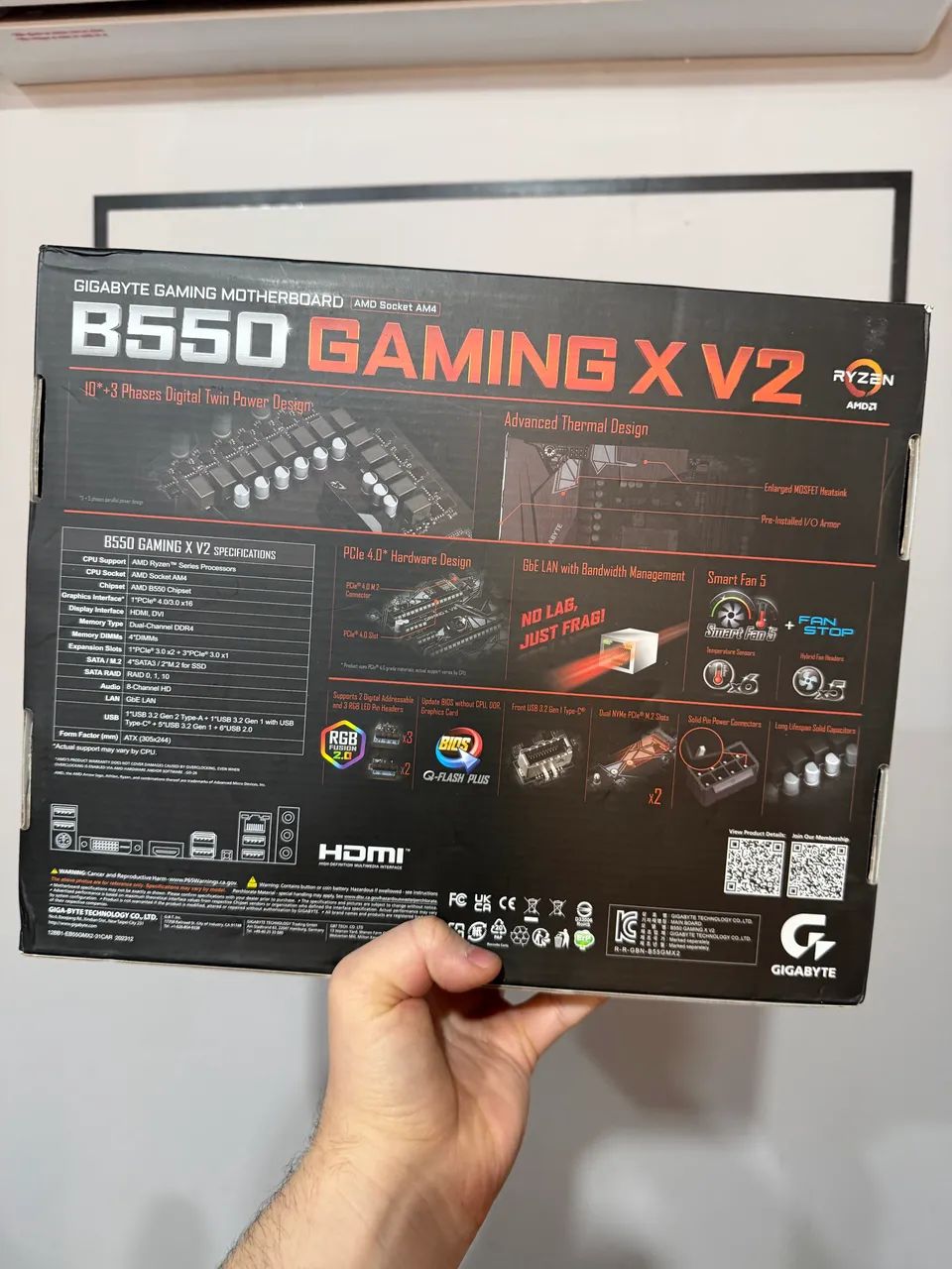 PLACA MAE B550 GIGABYTE GAMING X V2 - Foto 3
