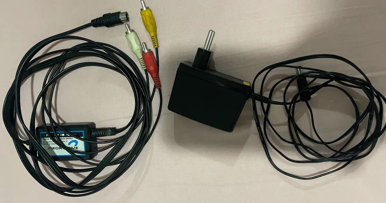 Mega Drive 2 com joystick e cartucho  - Foto 5