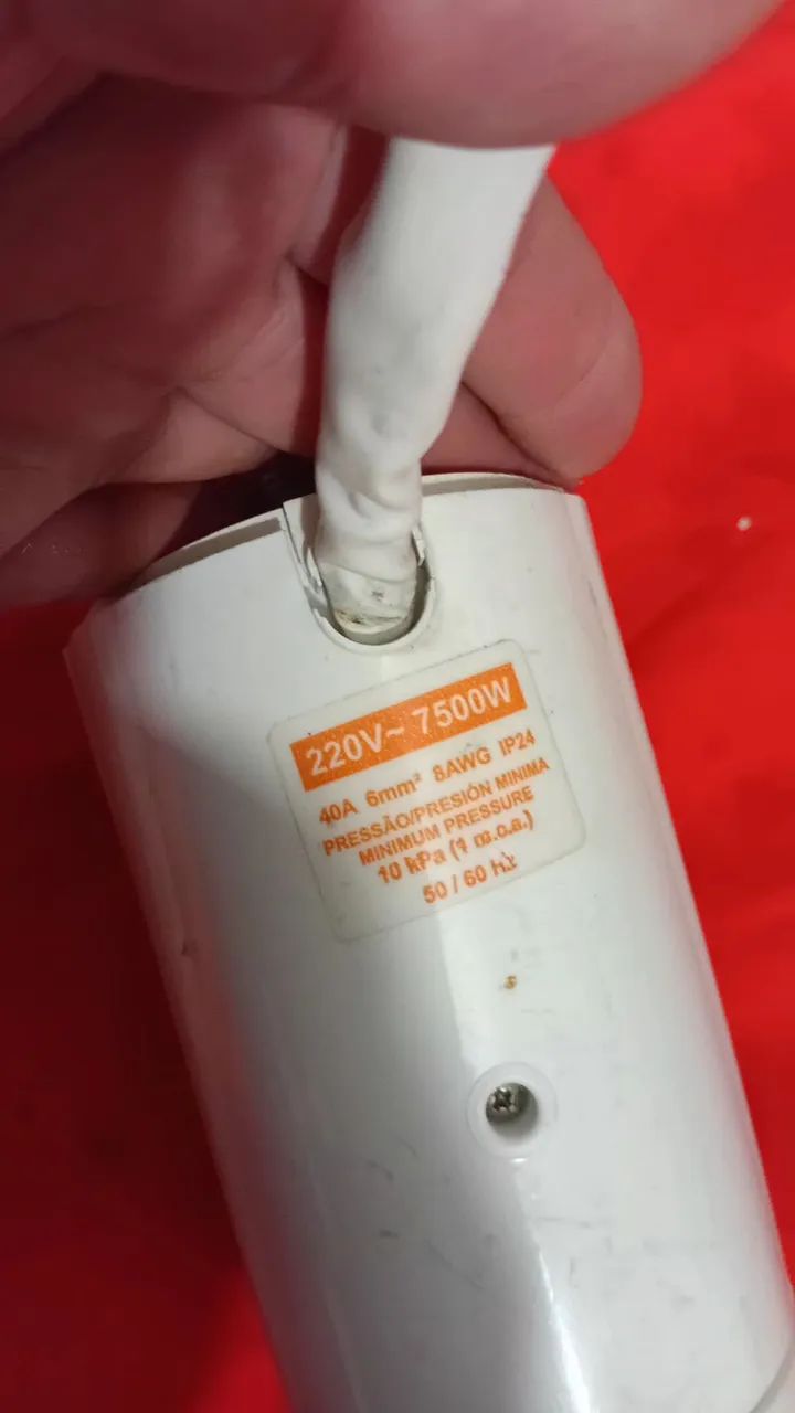Chuveiro Lorenzetti Advanced eletrônico 7500 W   220 V  - Foto 3