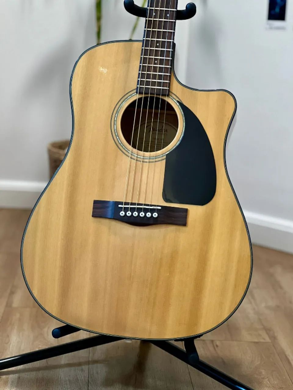 Violão Fender CD60CE NAT - Foto 3
