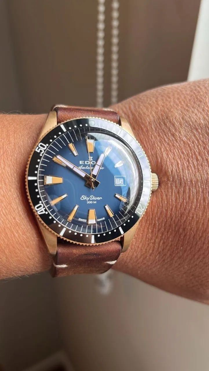 Relógio Edox bronze série limitada. - Smartwatches - Xaxim