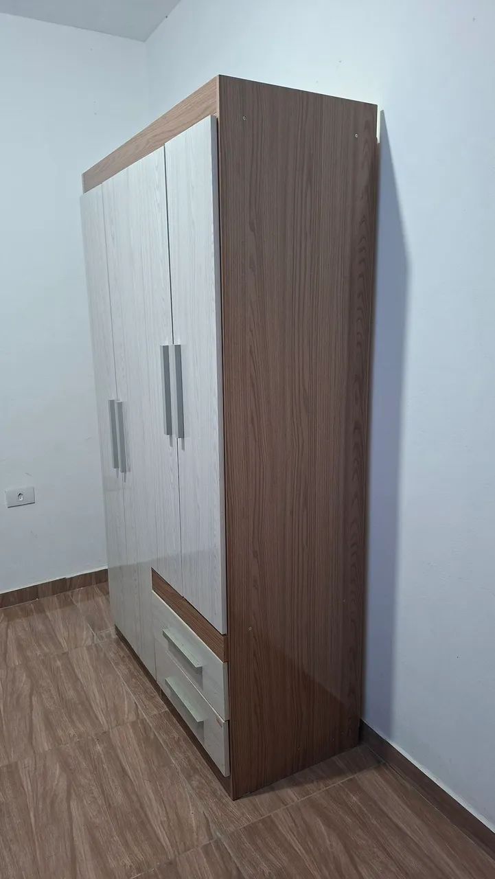 Guarda roupa solteiro 4 portas - Foto 3