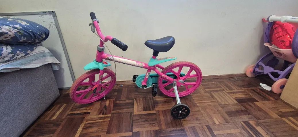 ? Bicicleta Infantil Usada Aro 14 - Foto 3