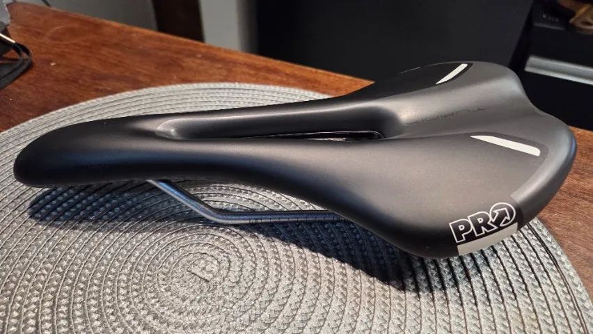 Selim Shimano PRO Turnix CRMO 142mm MTB Gravel Estrada Usado 3 Meses Impecável - Foto 3