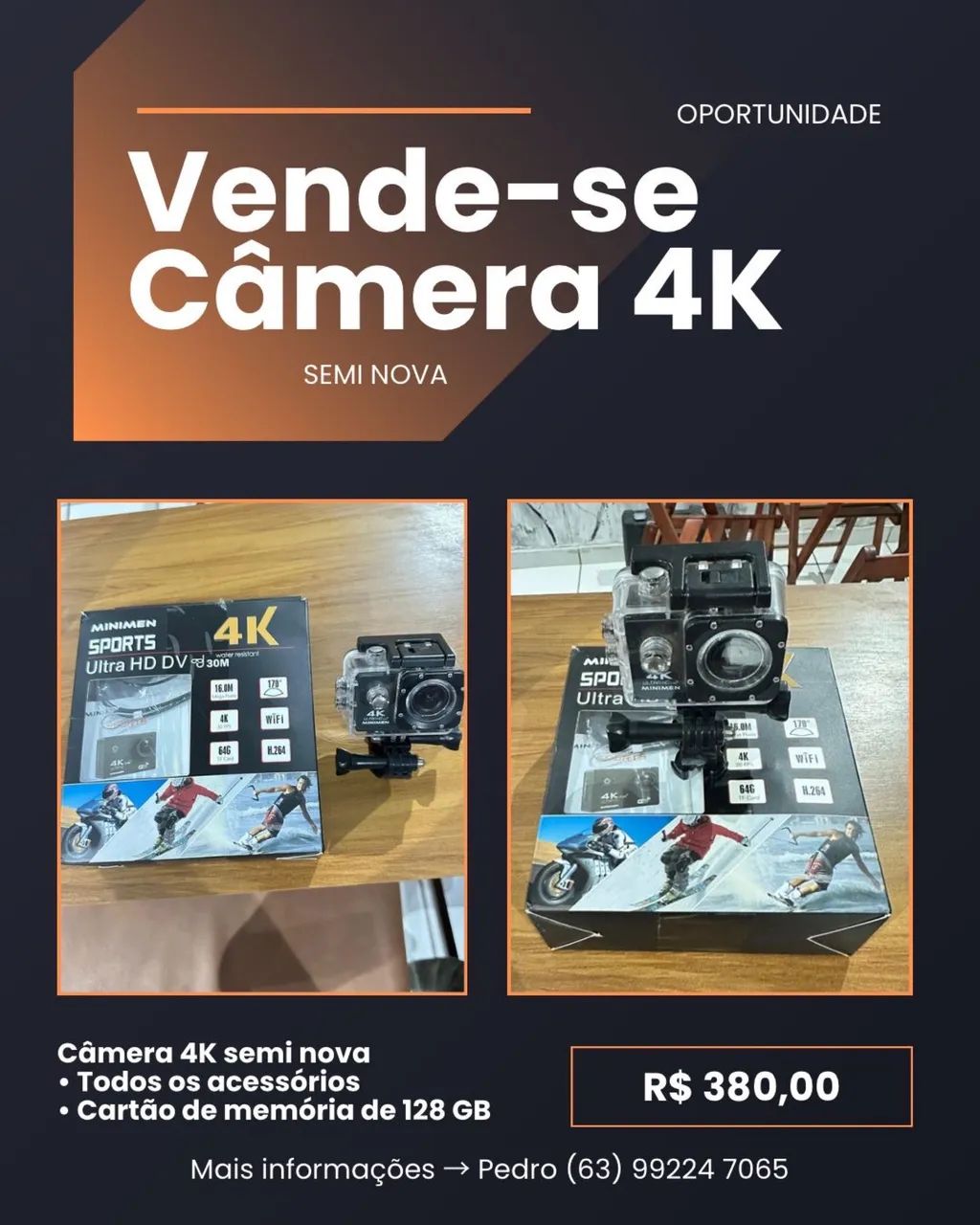 Câmera MINIMEN SPORTS - Foto 4