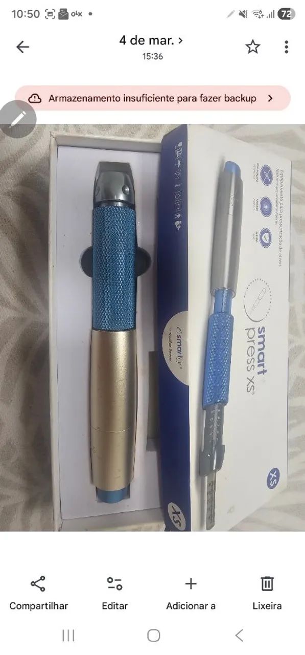 Caneta pressurizada smart press