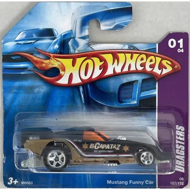 Hot Wheels Mustang Funny Car da série Dragster 2008