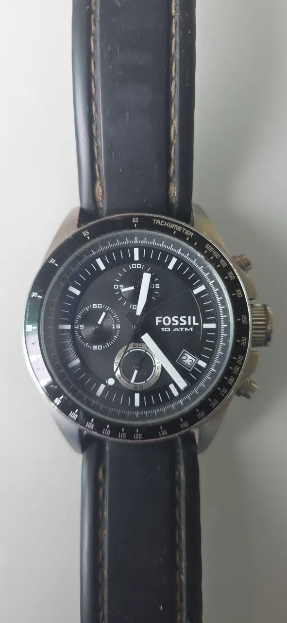 Fossil Chronograph Modelo CH?2533/CH?2584, 10 ATM, cronógrafo