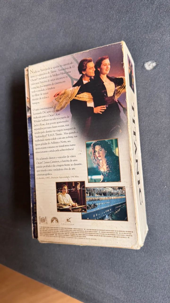 TITANIC VHS - 2 Fitas - Raro - Foto 3
