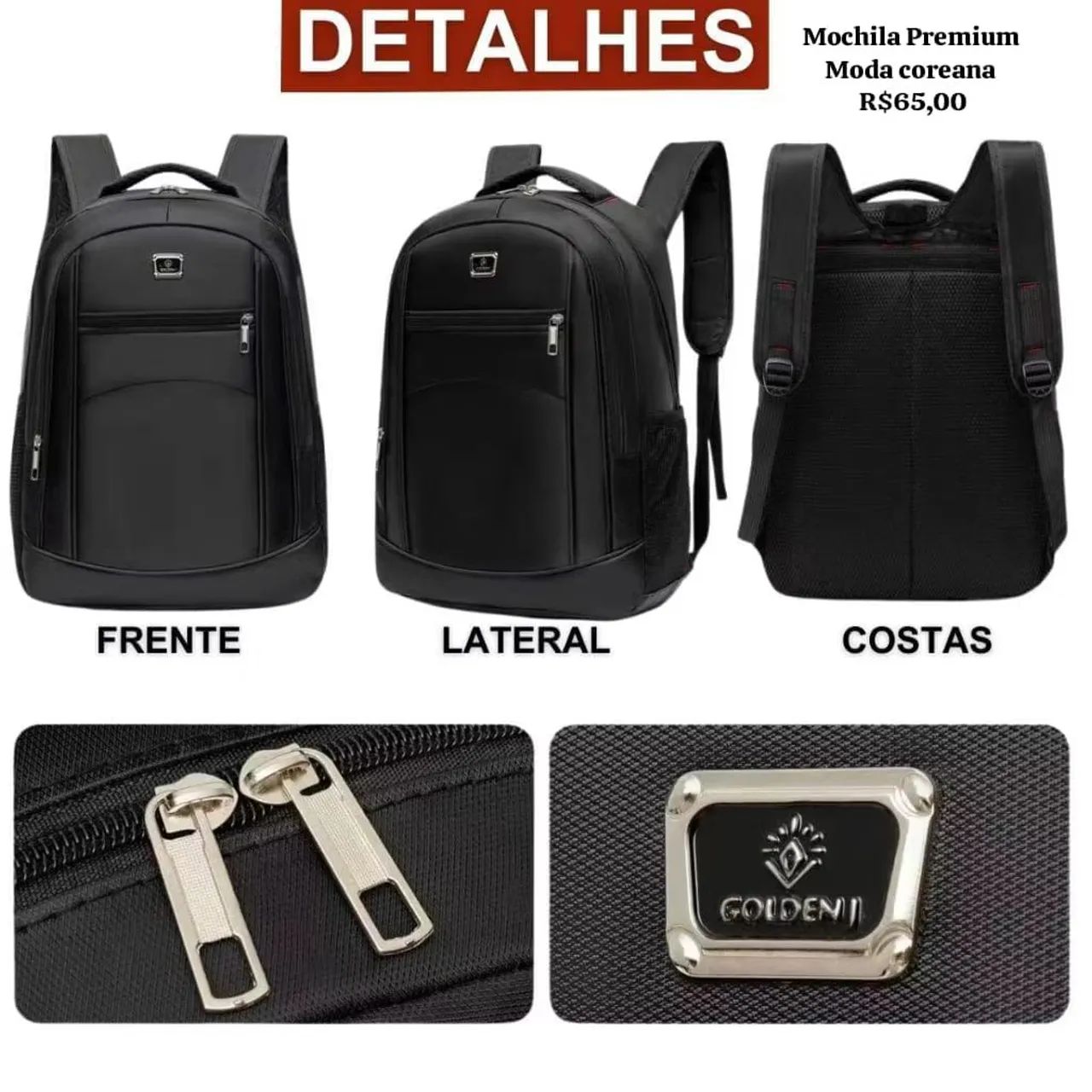 Mochila moda coreana - Foto 2