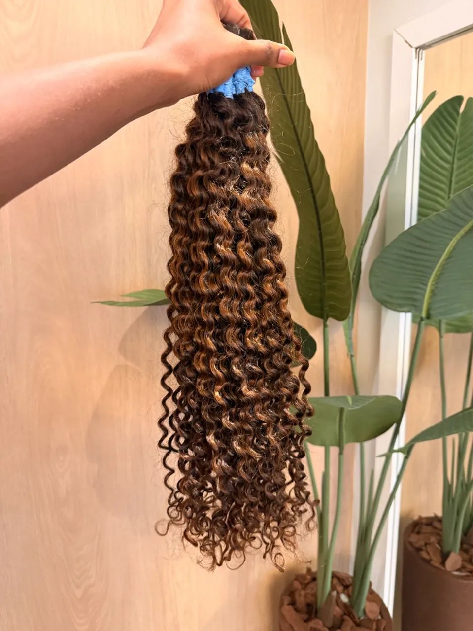 Cabelo humano enrolado | Morena iluminada  - Foto 2