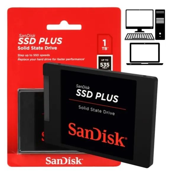 SSD SanDisk 1TB 535MB/s para PC e Notebook - Foto 3