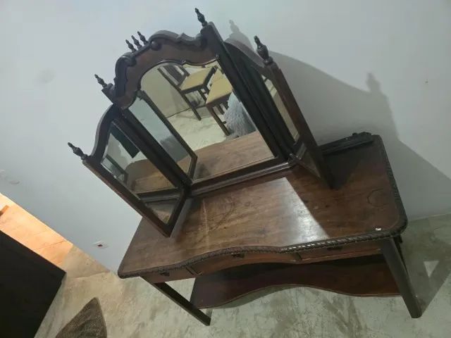 penteadeira em madeira maciça - Foto 4