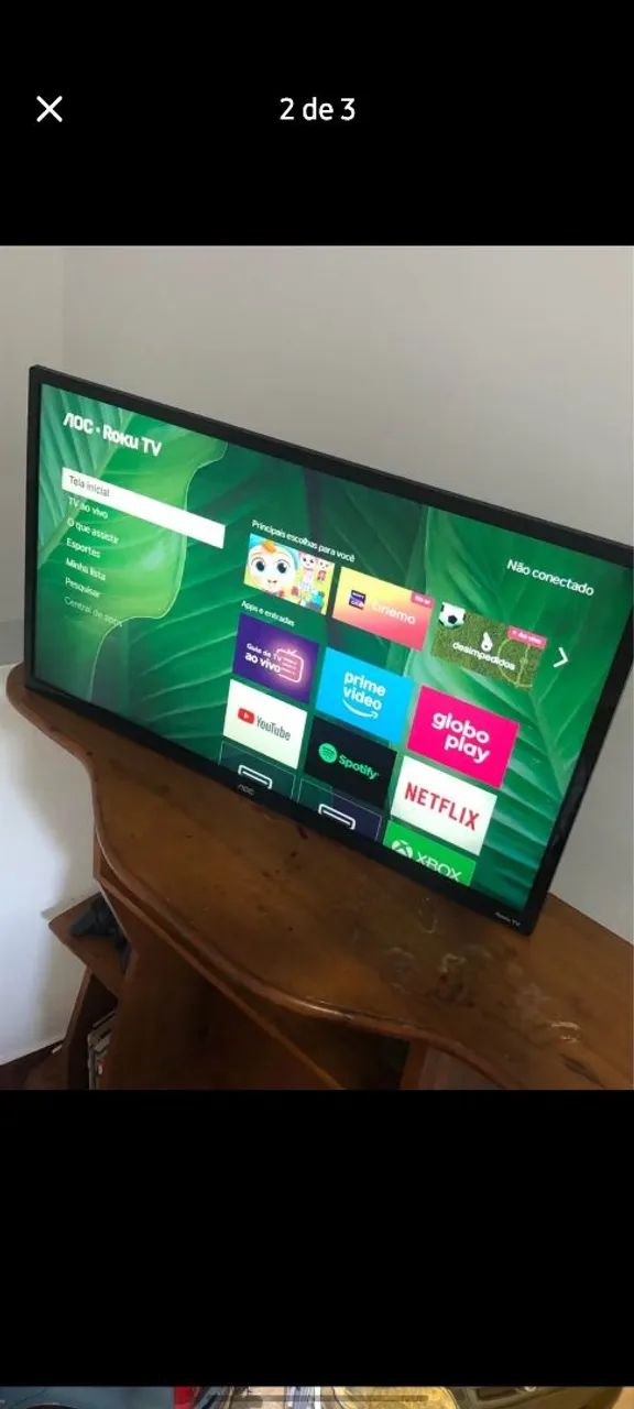 Vende-se TV Aoc Roku 32" - Foto 3