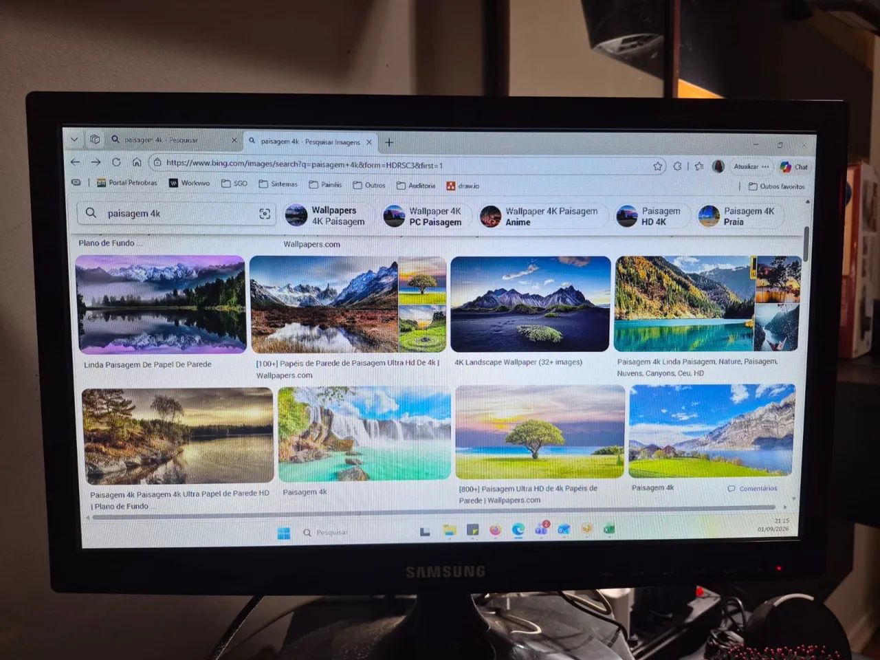 Monitor Samsung 19 polegadas funcionando perfeitamente  - Foto 2